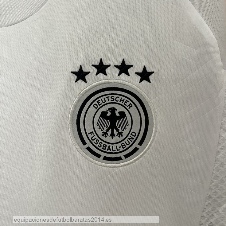 Nuevo 1ª Camiseta Mujer Alemania 2024 Blanco Baratas